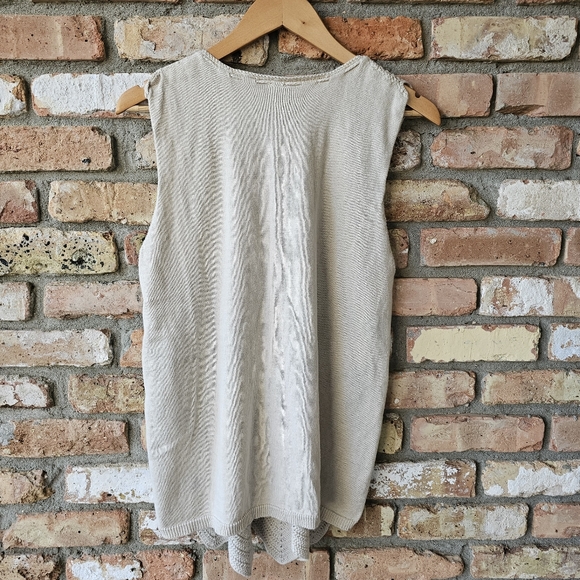 Sahalie Crochet Pattern Cotton/Ramie Sleeveless Top - Picture 14 of 16